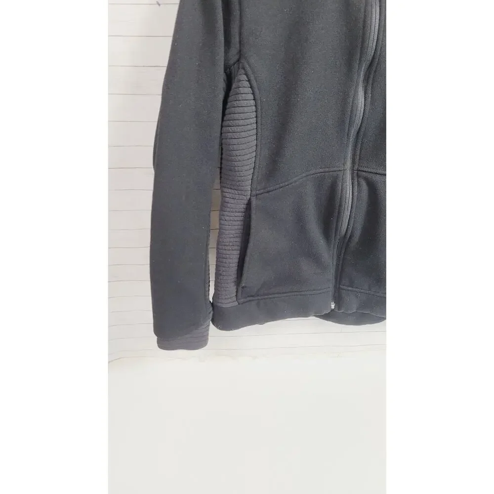 The North Face Indi 2 Full-Zip Fleece Jacket in TNF Black, sz Medium
